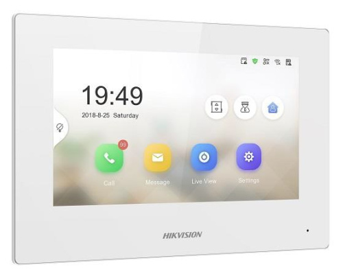 Hikvision Pro Series DS-KH6320-WTE2-W video intercom system 17.8 cm (7