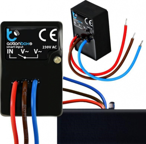 Binary inputs module actionboxes wired Blebox