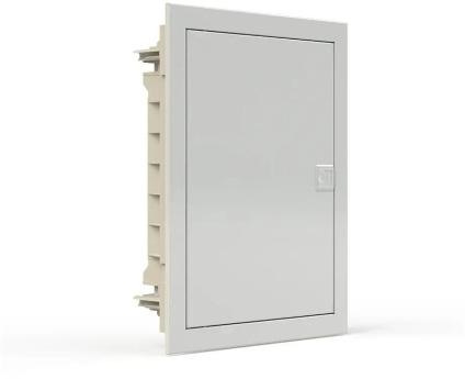 PLASTIC INSTALLATION ENCLOSURE WITH METAL DOOR, FLUSH-MOUNTED, IP40, 1 ROW, 12 NOARK PMF 12 107101 MODULES