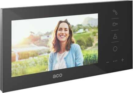 ACO GLASS-PRO-7 BK Monitor Familio COMO PRO 7 inch