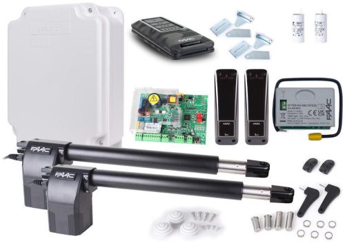 Set Alfa Long FDS FAAC 414 for double-wing gates