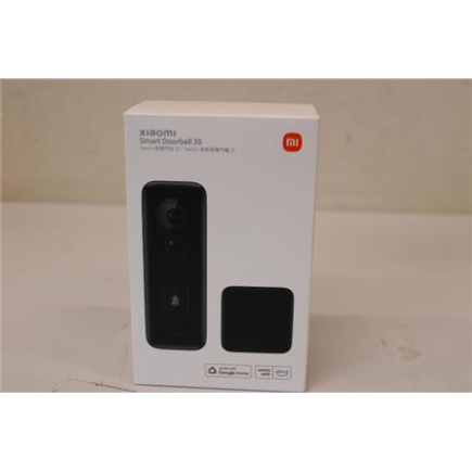 Taastatud. Xiaomi Smart Doorbell 3S | Xiaomi | Smart Doorbell 3S | USED, LIGHT SCRATCHES, MISSING INNER PACKAGING