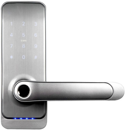 Handle with access controller EURA ELH-01H4 silver