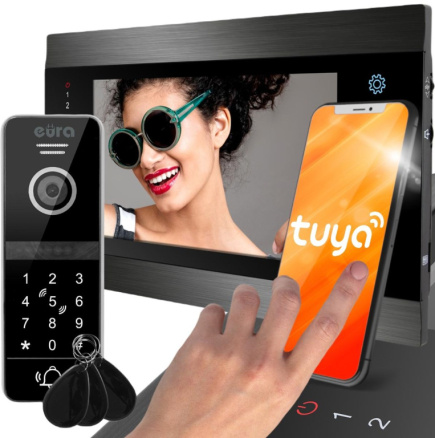 VIDEO INTERCOM EURA VDP-00C5 Черный TUYA