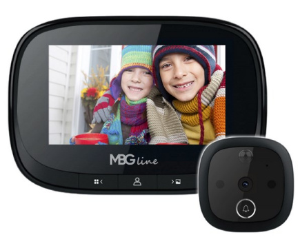 Wizjer do drzwi kamera MBG Line SF55 Черный Edition