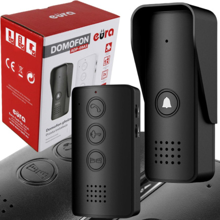 EURA ADP-09A3 intercom Черный, hands-free