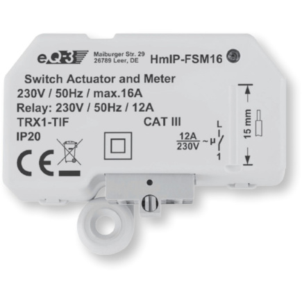 Homematic IP Schalt-Mess-Aktor (16A) - Unterputz