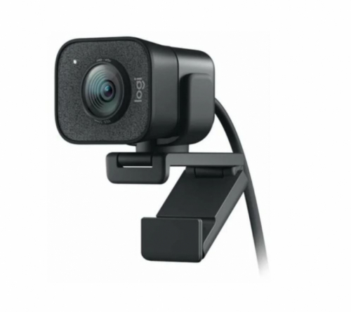 Logitech StreamCam - Live streaming camera - Graphite - 1920 x 1080 - 1080p - audio - USB-C 3.1 Gen 1 - MJPEG, YUY2