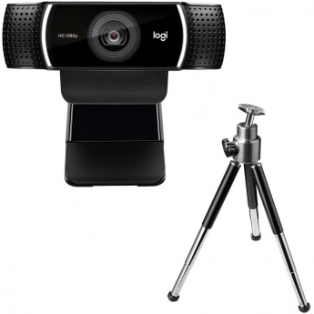 Logitech HD PRO Stream C922 - Webcam - colour - 720p, 1080p - H.264 - tripod included