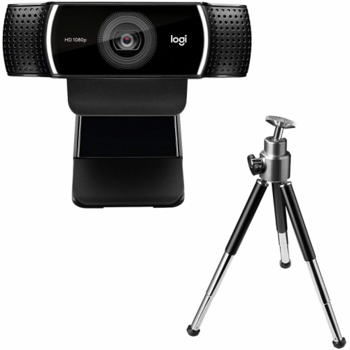 Logitech HD Pro Webcam C922 - Webcam - colour - 720p, 1080p - H.264 - tripod included