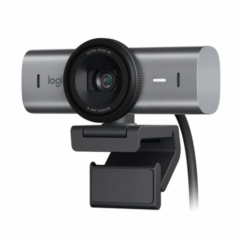Logitech MX Brio, 4K, USB-C, must - Veebikaamera / 960-001559