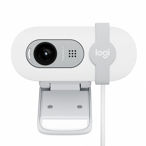 Logitech Brio 100, FHD, valge - Veebikaamera / 960-001617