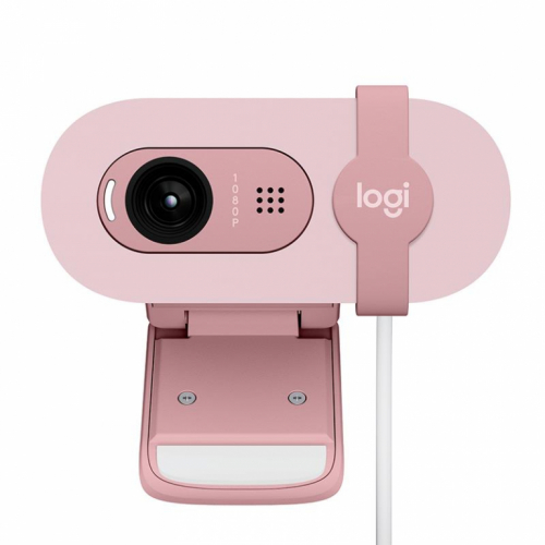 Logitech Brio 100, FHD, roosa - Veebikaamera / 960-001623
