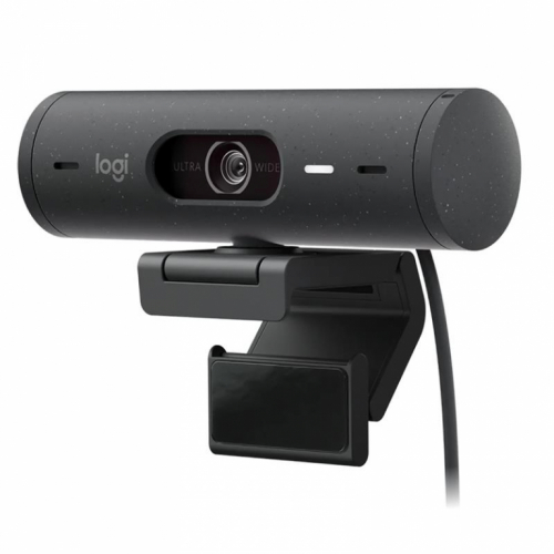  Logitech BRIO 500 - Webcam - colour - 1920 x 1080 - 720p, 1080p - 60fps - audio - USB-C 1.5m