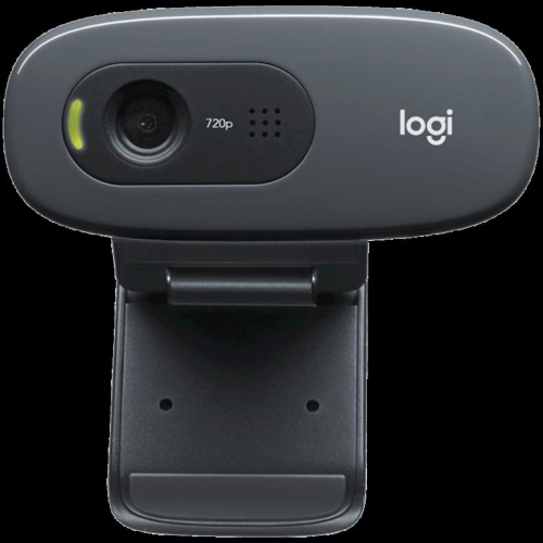 LOGITECH C270 HD WEBCAM - BLACK - USB