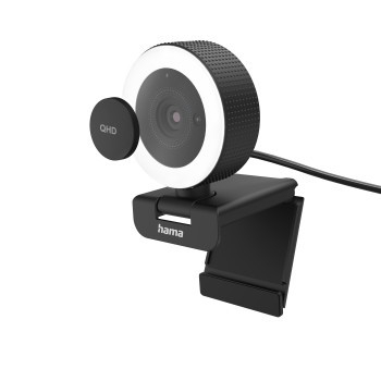 Hama WEBCAM Hama C-800 pro Ring Light w.remote con