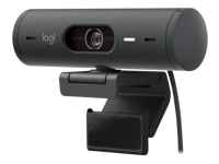 LOGITECH BRIO 500 WEBCAM colour 1920 x 1080 720p 1080p audio USB-C