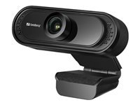 SANDBERG USB WEBCAM 1080P Saver No driver installation needed With a clamp for the flatscreen Stereo Microphone built in