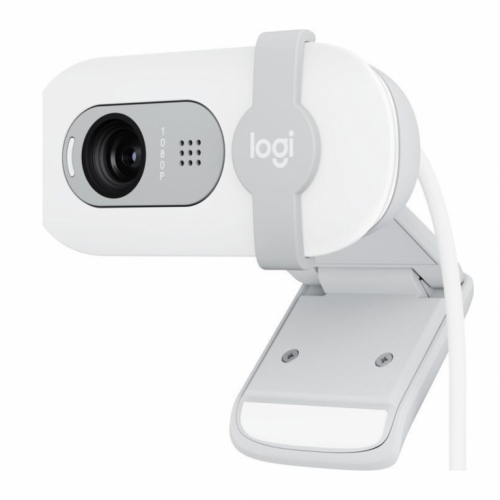 Logitech Brio 100 Full HD WEBCAM, 2MP, 1080p, 58°, USB, Off-White