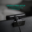 AUKEY PC-LM1E WEBCAM 2 MP 1920x1080 pixels 3ofps with 2x Mics, Stereo, USB Black 