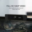 AUKEY PC-LM1E WEBCAM 2 MP 1920x1080 pixels 3ofps with 2x Mics, Stereo, USB Black 