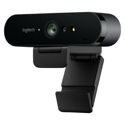 Logitech BRIO WEBCAM with 4K Ultra HD video & RightLight 3 with HDR