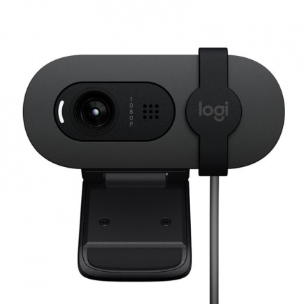 Logitech Brio 100, FHD, must - Veebikaamera / 960-001585