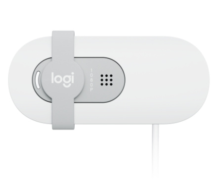Logitech Brio 100 Full HD VEEBIKAAMERA, 2 MP, FHD 1080p, 58°, USB, Off-White