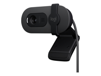 LOGITECH BRIO 100 WEBCAM colour 2 MP 1920 x 1080 720p 1080p audio wired USB