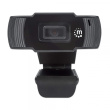 Manhattan USB WEBCAM, Two Megapixels (Clearance Pricing), 1080p Full HD, USB-A, Integrated Microphone, Adjustable Clip Base, 30 frame per second, Black, Three Year Warranty, Box