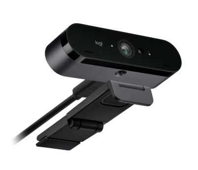 Logitech BRIO 4K - Live streaming camera - colour - 13 MP - 4096 x 2160 - audio - USB-C 