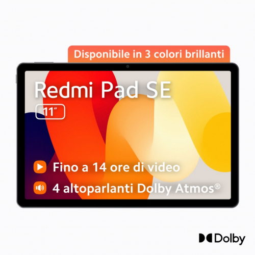 Xiaomi Redmi Pad SE Qualcomm Snapdragon 128 GB 27.9 cm (11