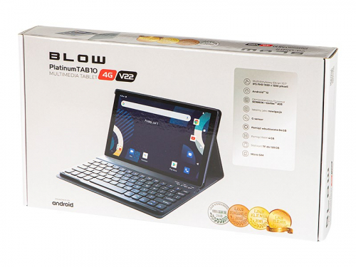 Tablet BLOW PlatinumTAB10 4G V22 + 4GB/64GB octa core case