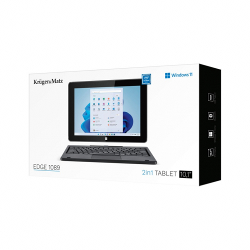 Krüger&Matz KM1089 tablet 8 GB DDR3 256 GB Intel® Celeron® N4020, Dual Core 25,6 cm (10.1