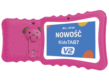BLOW Tablet KidsTAB7 V2 4/32GB pink case camera 2MP