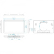 ALLNET High Performance Display 14 Zoll Android 12 RK3588 NFC PoE HDMI In Farbe schwarz