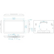 ALLNET High Performance Display 14 Zoll Android 12 RK3588 NFC PoE HDMI In Farbe schwarz
