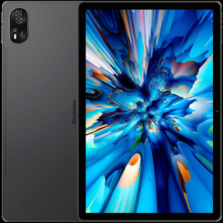 Blackview MEGA 8 LTE 13inch FHD+IPS 1200x1920 90Hz 12GB+256GB Unisoc T620 Octa-core 2.2GHz Cam Front 13MP Rear 50MP 11000mAh NO Charging Netflix HD TUV Rheiland AI Android 15 Space Gray
