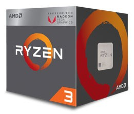 AMD Processor Ryzen 3 3200G 3,6GHz AM4 YD3200C5FHBO