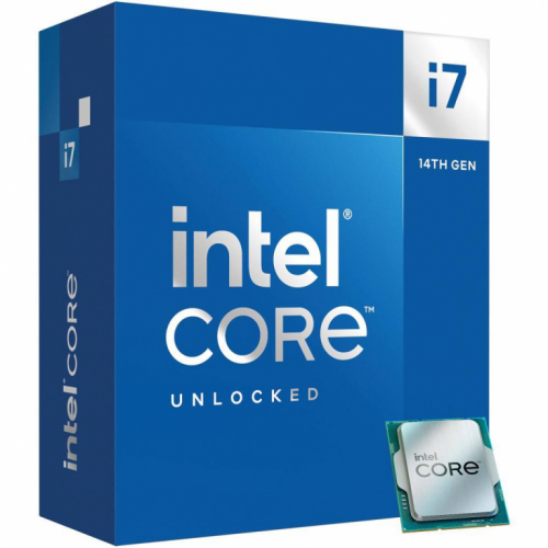 |INTEL|Desktop|Core i7|i7-14700KF|Raptor Lake|3400 MHz|Cores 20|33MB|Socket LGA1700|125 Watts|BOX|BX8071514700KFSRN3Y