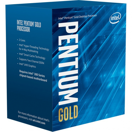 Intel S1200 PENTIUM Gold G6400 BOX 2x4 58W GEN10