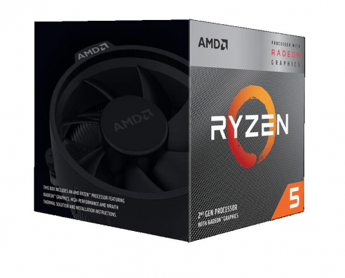 |AMD|Ryzen 5|3400G|3700 MHz|Cores 4|4MB|Socket SAM4|65 Watts|GPU Radeon RX Vega 11|BOX|YD3400C5FHBOX