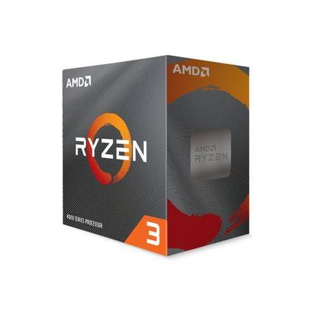 |AMD|Desktop|Ryzen 3|4100|Renoir|3800 MHz|Cores 4|2MB|Socket SAM4|65 Watts|BOX|100-100000510BOX 1411828