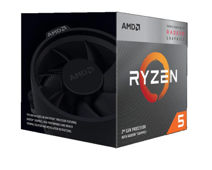 RYZEN X4 R5-3400G SAM4 BX/65W 3700 YD3400C5FHBOX AMD