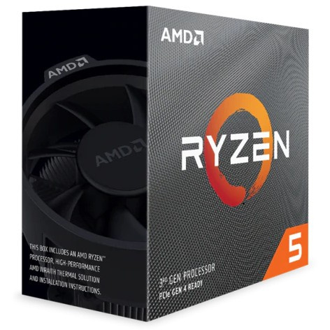AMD AM4 Ryzen 5 6 Core Box 3600 3,6 GHz MAX Boost 4,2GHz 6xCore 32MB 95W with Wraith Stealth Cooler 7nm