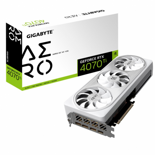 Gigabyte Graphics card GeForce RTX 4070 Ti Aero OC V2 12GB GDDR6X 192bit 3DP