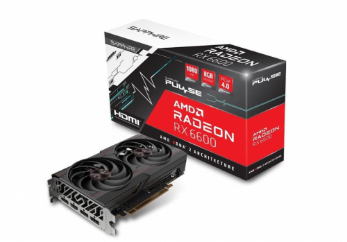 Sapphire Technology Graphics card Radeon RX 6600 PULSE GAMING 8GB GDDR6 128bit 3DP/HDMI