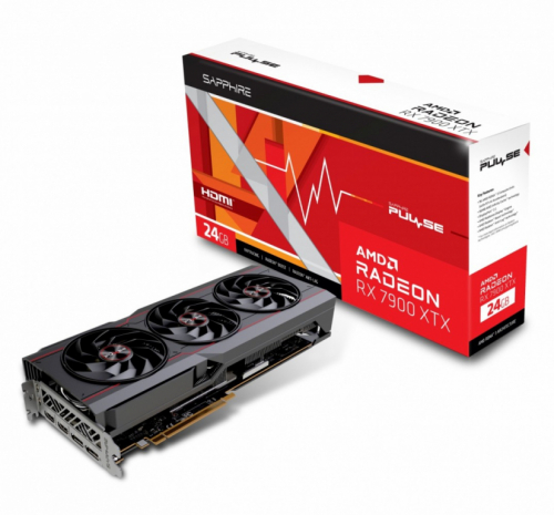 Sapphire Technology Graphics card Radeon RX 7900 XTX Pulse 24GB DDR6 384bit 2DP/2HDMI