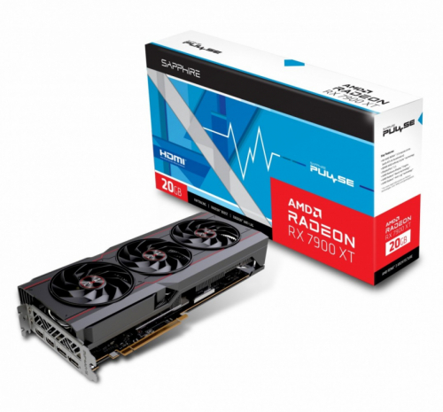 Sapphire Technology Graphics card Radeon RX 7900 XT Pulse 20GB GDDR6 320bit 2DP/2HDMI