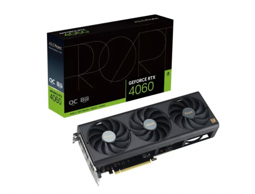 Graphics Card|ASUS|NVIDIA GeForce RTX 4060|8 GB|GDDR6|128 bit|PCIE 4.0 16x|1xHDMI|3xDisplayPort|PROART-RTX4060-O8G